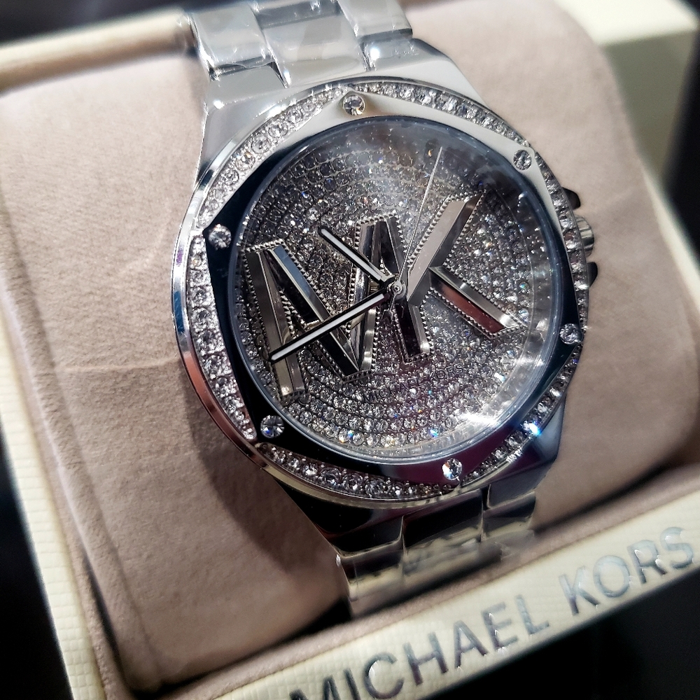 Michael Kors Silver tone Lennox Watch